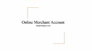 Online Merchant Account