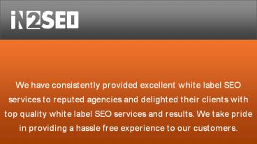 SEO Outsourcing Company - IN2SEO