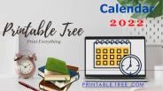 Free Printable Calendar Templates 2022- Printable Tree