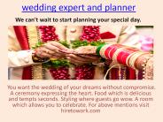 wedding expert and planner