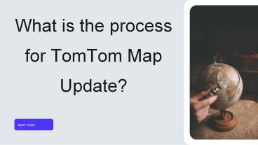 What is the process for TomTom Map Update?