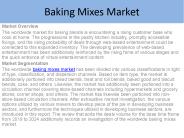 Baking Mixes Market Report
