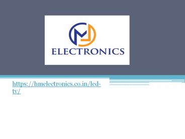 smart led tv HM Electronics