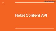 Hotel Content API