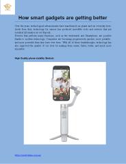 How smart gadgets are getting better