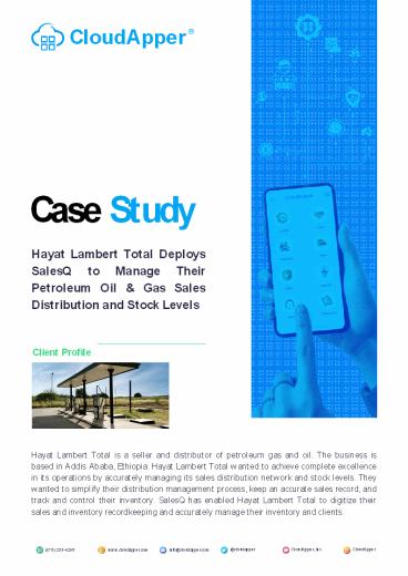 Hayat Lambert Total Deploys SalesQ