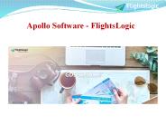 Apollo Software - FlightsLogic