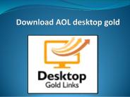Install Aol desktop gold