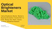 OPTICAL BRIGHTENERS MARKET