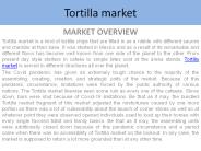 Tortilla Market Report