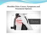 Shoulder Pain Treatment in Singapore