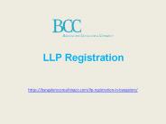 LLP Registration - Bangalore Consulting Company