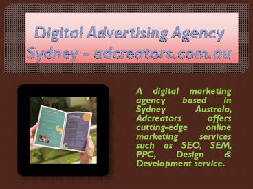 Digital Advertising Agency Sydney - adcreators.com.au