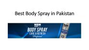 Best Body Spray in Pakistan