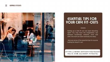 Necessity Ideas for your Cafe Fit-Outs