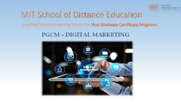 PGCM Digital Marketing