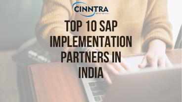 Top 10 SAP Implementation Partners in India