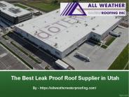 The Best Leak Proof Roof Supplier in Utah