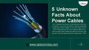 5 Unknown Facts About Power Cables