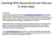 Coaching With Neuroscience