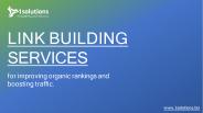 High Quality Link Building Services Company