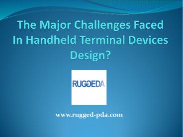 Choose the Right Handheld Terminal Supplier in China