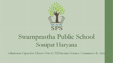 Day-Boarding School in North India.