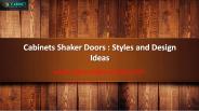 Cabinets Shaker Doors : Styles and Design Ideas