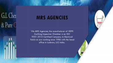 Copper Bonded Chemical Earthing Electrode Manufacturers