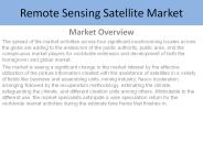 Remote Sensing Satellite Market