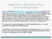 Executive Coaching Certification | ICF Coaching Certification