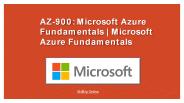Microsoft Azure Fundamentals