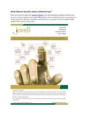 What Features Should Jewelry Software Have?
