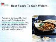 Best Foods To Gain Weight