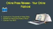 Online Press Release - Your Online Publicist