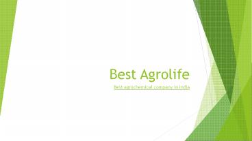 Best Agrochemical company in India (1)