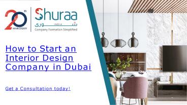 How to Start an Interior Design Company in Dubai