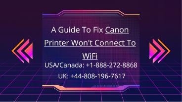 Fix Canon Printer Won’t Connect To Wifi Error (1)