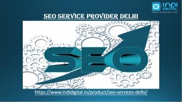seo service provider delhi