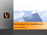 Best Income Tax Audit Service