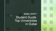 Student Guide: Top Universities in Dubai (1)