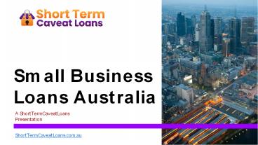 Small Business Loans Australia