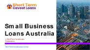 Small Business Loans Australia