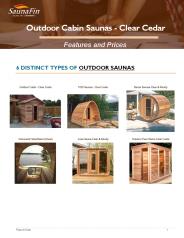 Outdoor Cabin Sauna | Canada & USA