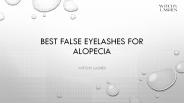 Best False Eyelashes for Alopecia