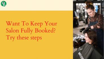 Keep your salon fully booked