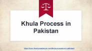 Let Know Khula Process in Pakistan For Females