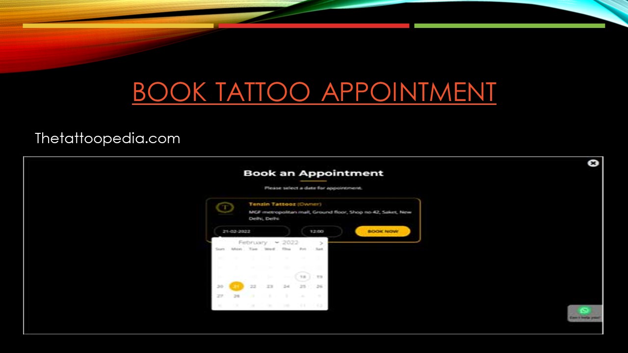 Book Tattoo Appointment