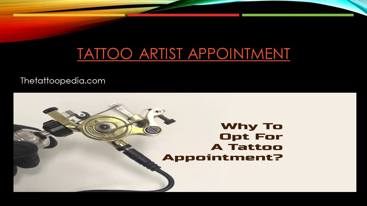 Tattoo Artist Appointment