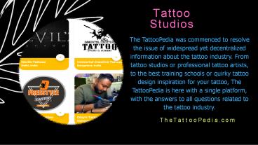 Tattoo Studios